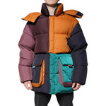 Dolce & Gabbana Multicolor Quilted Hooded Puffer Jacket JKT4199-46