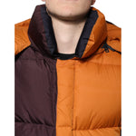 Dolce & Gabbana Multicolor Quilted Hooded Puffer Jacket JKT4199-46