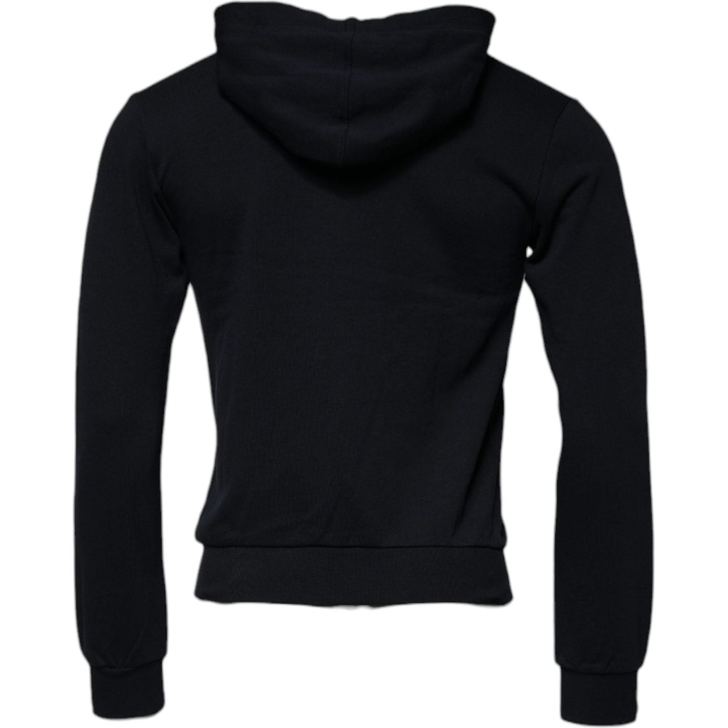 Dolce & Gabbana Blue Logo Full Zip Hooded Sweatshirt Sweater TSH878553-46