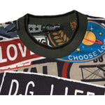 Dolce & Gabbana Multicolor Graphic Print Cotton Crew Neck T-shirt TSH878502-48