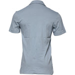 Dolce & Gabbana Blue Cotton Button Down Casual Men Polo Shirt TSH878565-48