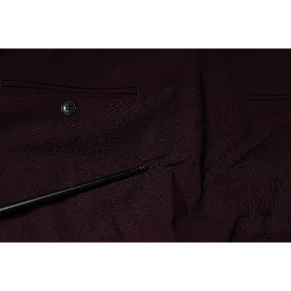 Aniye By Maroon Mid Waist Tapered Skinny Dress Pants PAN72639-42