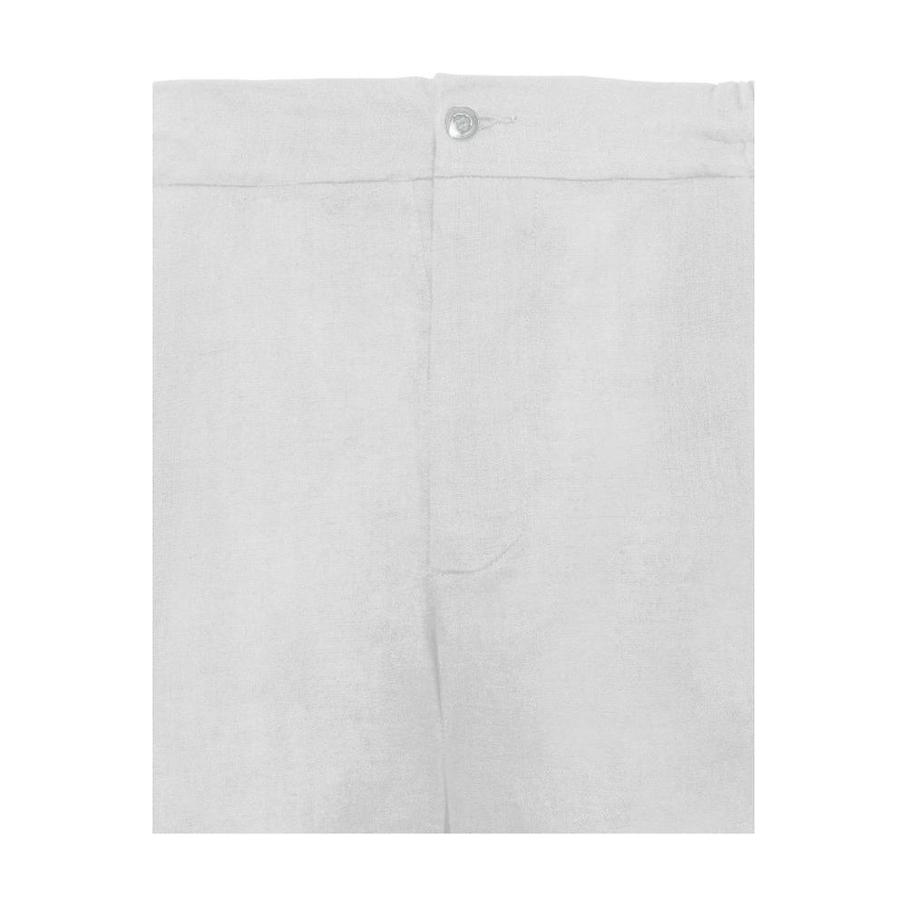 Alpha Studio White Linen Short AL-14706-IT48 | M