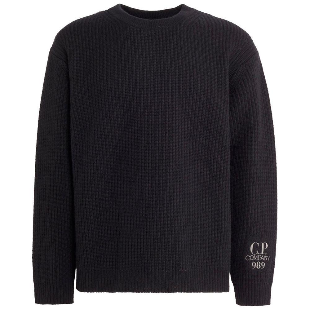 C.P. Company Black Wool Men Sweater CP-14765-S