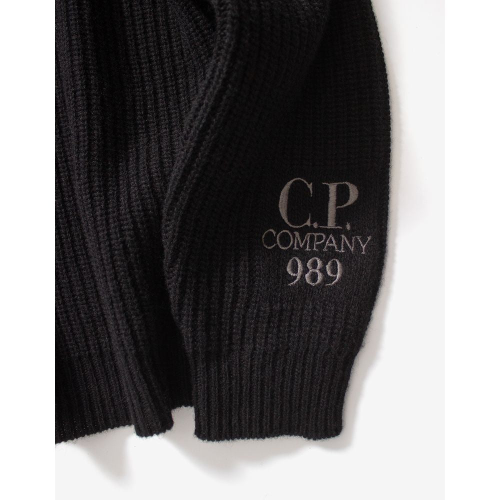 C.P. Company Black Wool Men Sweater CP-14765-S