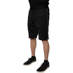 Dolce & Gabbana Black Polyester Mid Waist Men Bermuda Shorts PAN76084-48