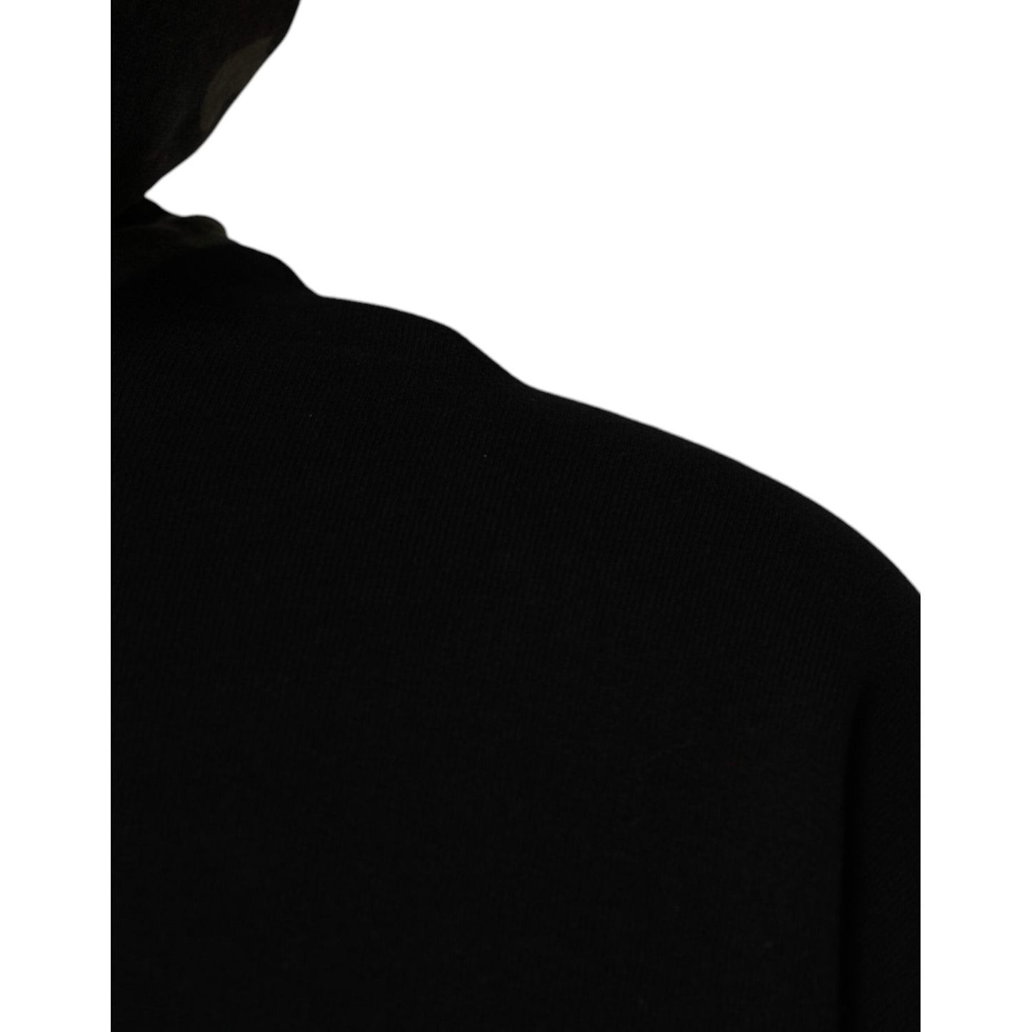 Dolce & Gabbana Black Camouflage Hooded Sweatshirt Sweater TSH878509-56