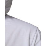 Dolce & Gabbana White Cotton Hooded Sweatshirt Sweater TSH878514-50