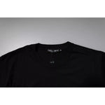 Dolce & Gabbana Black Logo Patch Cotton Crew Neck T-shirt TSH90026-44