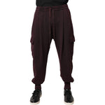 Dolce & Gabbana Dark Violet Cotton Cargo Jogger Pants PAN76024-52