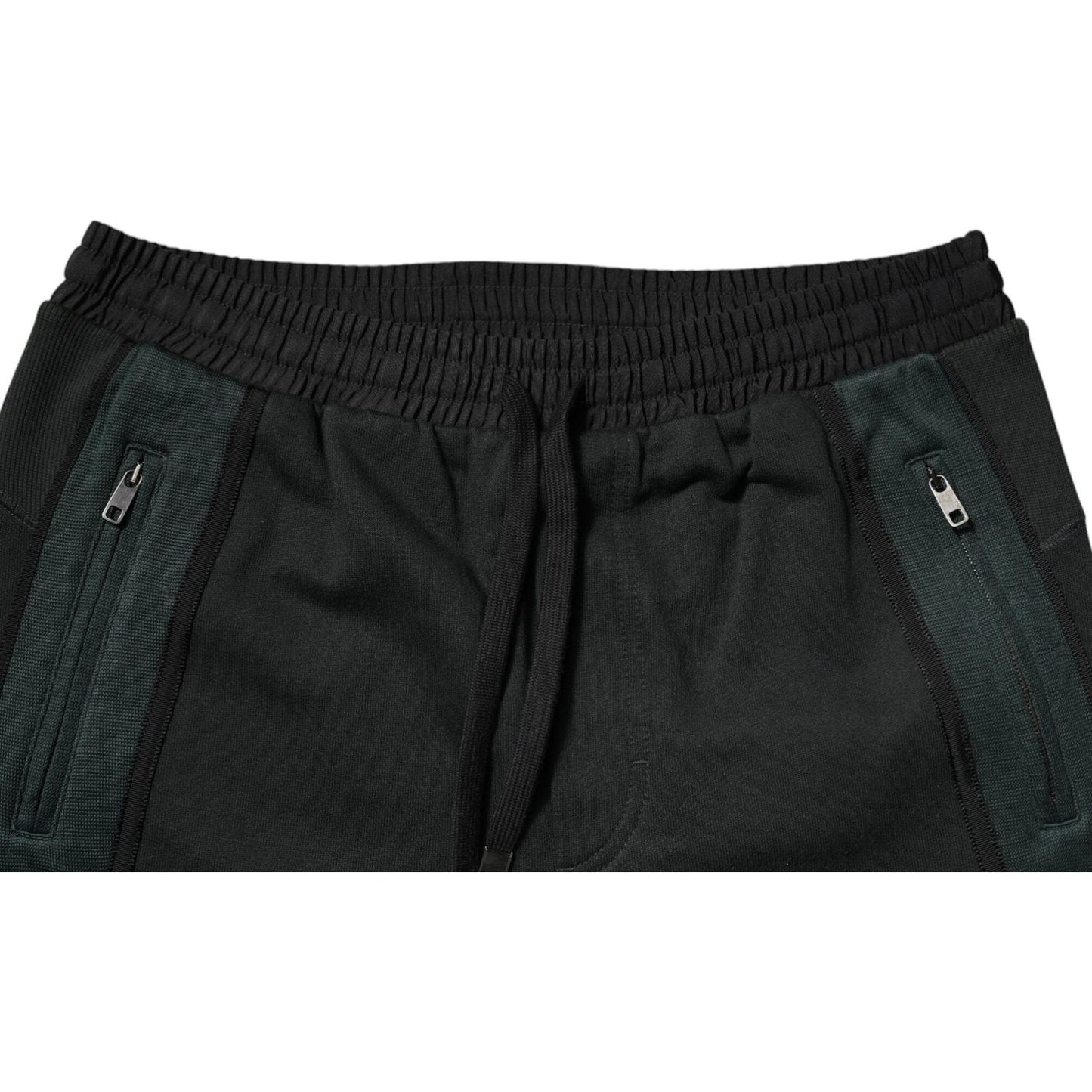 Dolce & Gabbana Black Cotton Blend Jogger Sweatpants Pants PAN76037-44