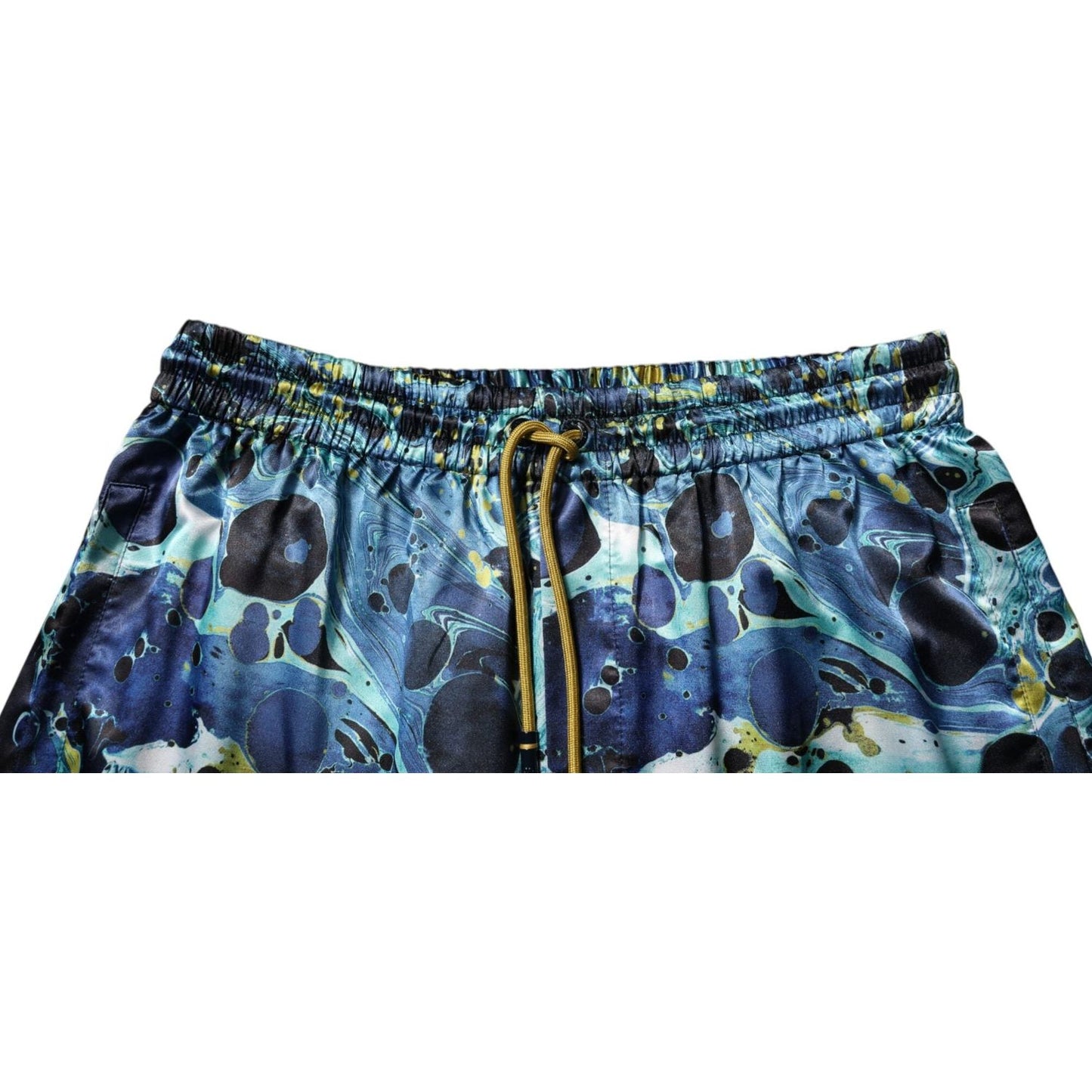 Dolce & Gabbana Multicolor Marble Print Jogger Men Sweatpants Pants PAN76062-48
