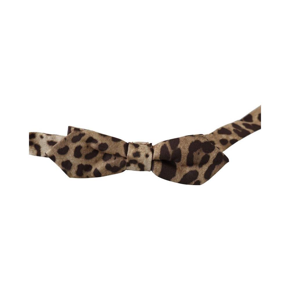 Dolce & Gabbana Brown Silk Ties & Bowty DO&-1002-ONE SIZE