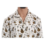 Dolce & Gabbana Multicolor Silk Shirt DO-1028-40