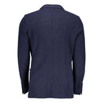 Gant Blue Wool Blazer Jacket 1728,67400106144,Blue,Clothing,Gant,IT50 | L,Jackets - Men - Clothing,Men,Men - Clothing,New with tags GA-1054-IT50 | L