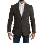 Dolce & Gabbana Brown Virgin Wool Suit DO-1071-IT48 | M