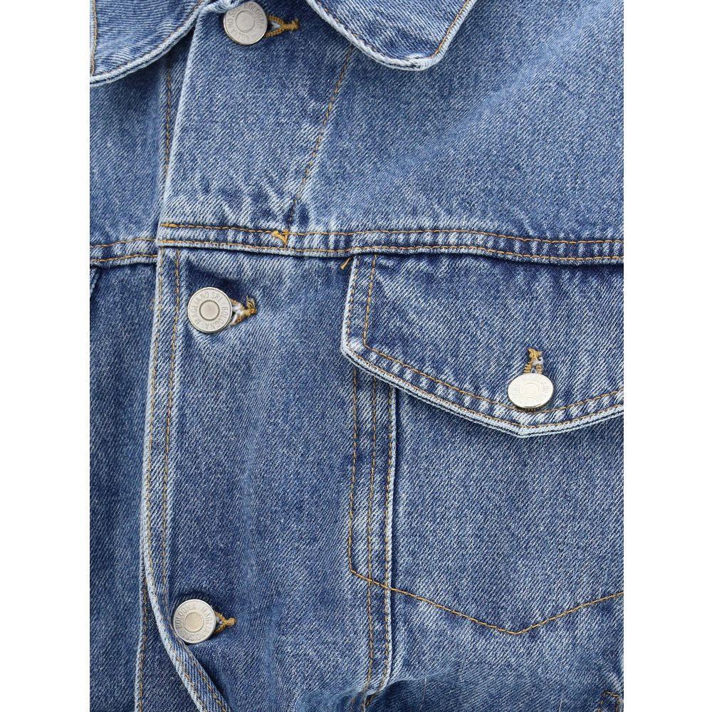 Magliano Denim Level Jacket 1728,72470364320,Blue,Clothing,Jackets - Men - Clothing,L,M,Magliano,Men,Men - Clothing,New with tags MA-T78016631LU3105-L