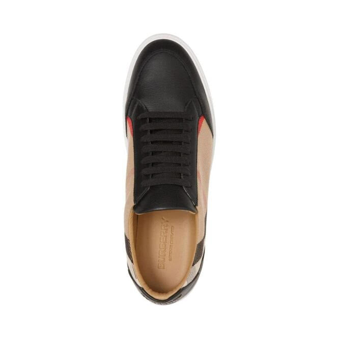 Burberry Black Leather New Salmond Sneakers 8057508_37