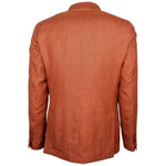 Made in Italy Brown Linen Blazer LO-14882-IT52 | XL