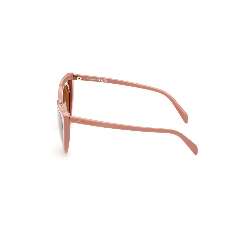 Emilio Pucci Brown Acetate Sunglasses EPEP01835845EAC