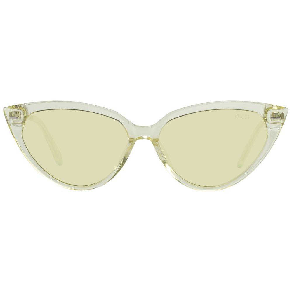 Emilio Pucci Yellow Metal Sunglasses EPEP01485639EAC