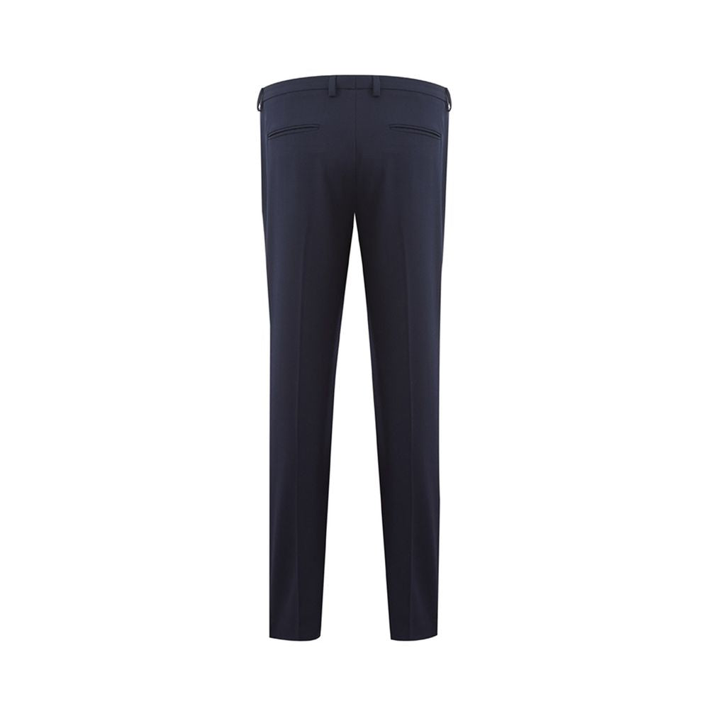 Lardini Elegant Blue Wool Pants for Women LA-109767320013782-IT40|S