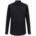 Dolce & Gabbana Navy Blue Cotton Shirt DO-832967320037963-IT40 | M