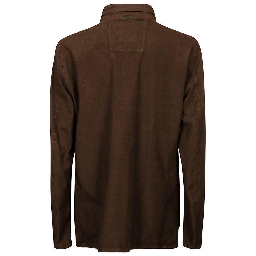 Herno Brown Linen Jacket HE-14921-IT52 | XL