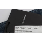Dolce & Gabbana Crystal Roses Heart Embellished Jeans SIG19331-1