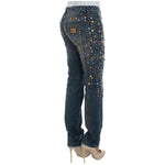 Dolce & Gabbana Crystal Embellished GIRLY Slim Fit Jeans SIG19332-1