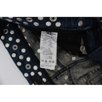 Dolce & Gabbana Crystal Embellished GIRLY Slim Fit Jeans SIG19332-1