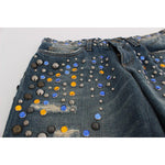 Dolce & Gabbana Crystal Embellished GIRLY Slim Fit Jeans SIG19332-1
