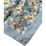 Dolce & Gabbana Gray Oranges Silk Square Handkerchief Scarf 1728,67345645728,Accessories,Dolce & Gabbana,Gray,Material: 100% Silk,Men,Men - Accessories,New with tags,Scarves - Men - Accessories MS7330