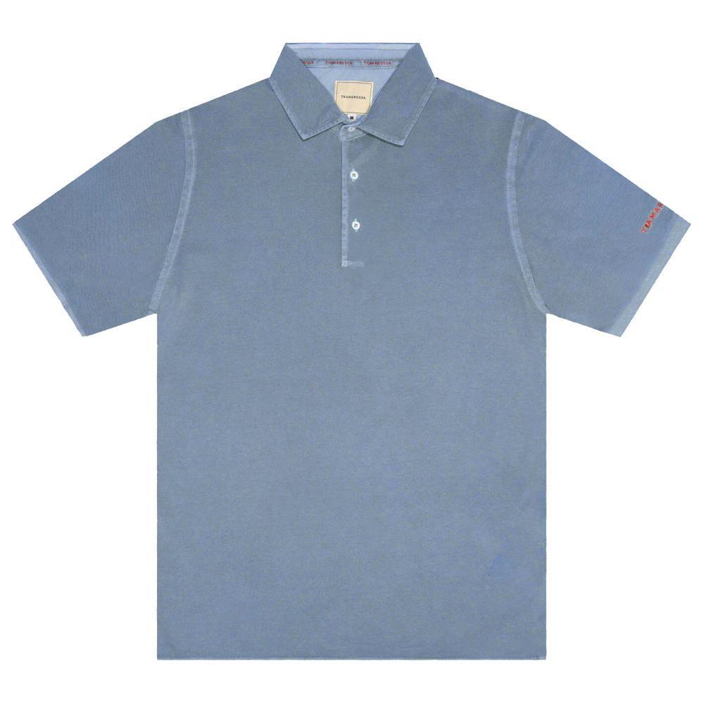Tramarossa Light Blue Cotton Men Polo Shirt TR-14957-M