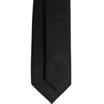 Dolce & Gabbana Black Circles Silk Adjustable Necktie Tie