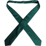 Dolce & Gabbana Green Solid Cotton Adjustable Necktie Tie 1728,67345645728,Accessories,Dolce & Gabbana,Green,Material: 100% Cotton,Men,Men - Accessories,New with tags,Ties & Bowties - Men - Accessories KRA3468