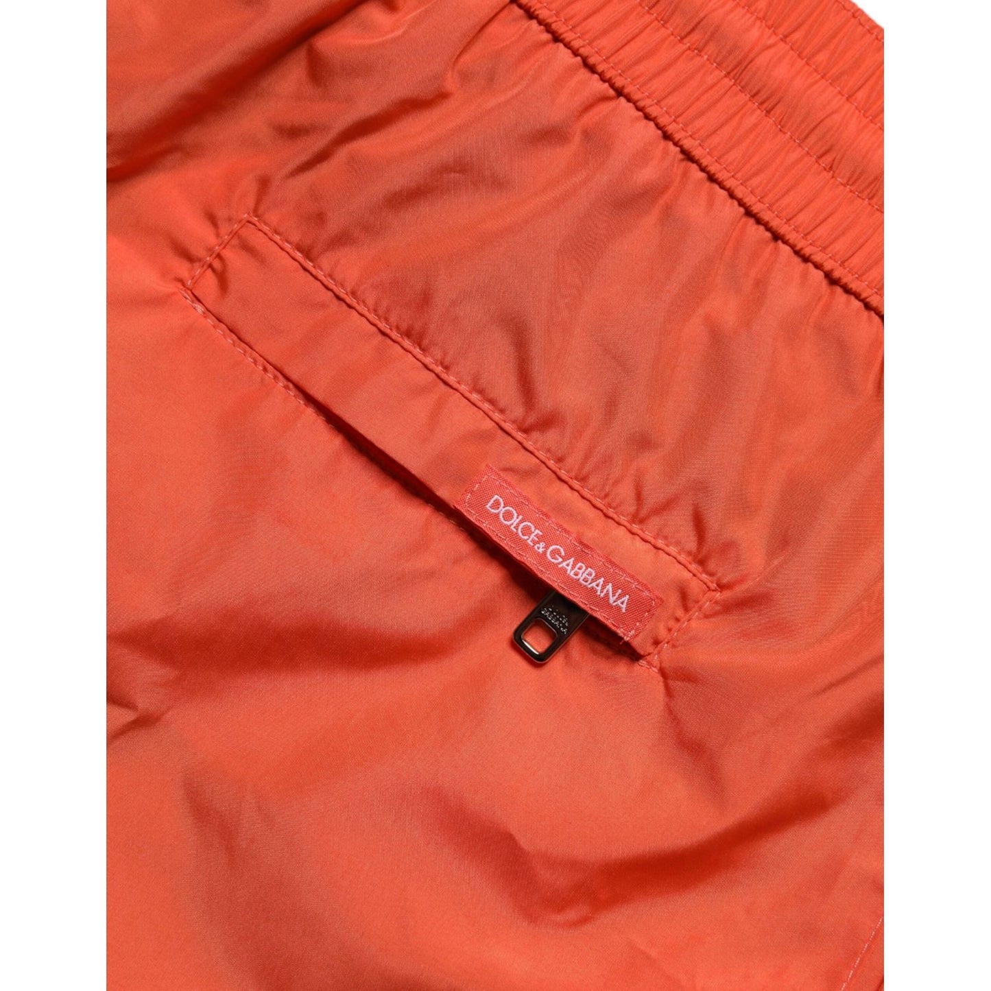 Dolce & Gabbana Orange Polyester Beachwear Shorts 2Pc Swimwear BIK1897-6