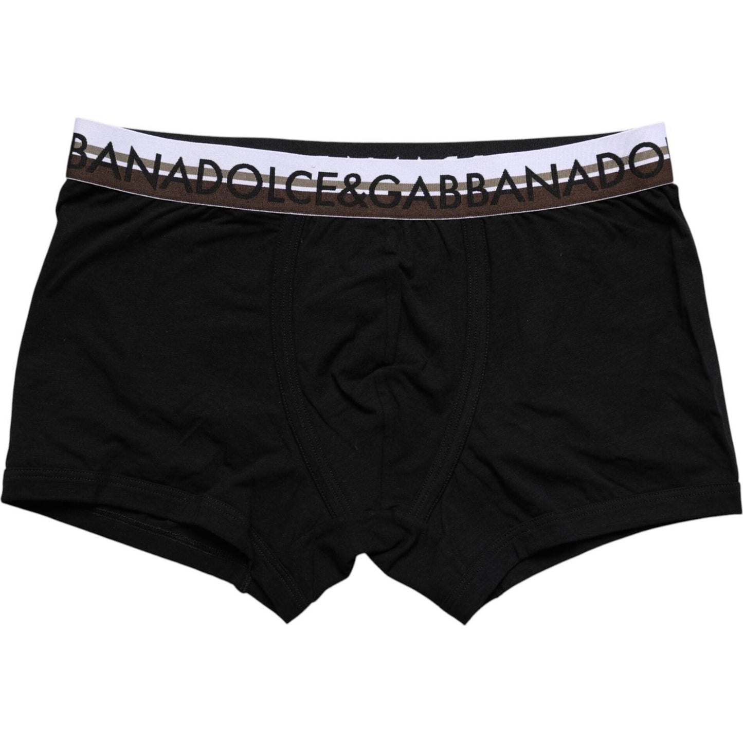Dolce & Gabbana Black Cotton Stretch Regular Boxer Underwear BIK1203-3