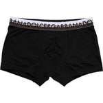 Dolce & Gabbana Black Cotton Stretch Regular Boxer Underwear BIK1203-3