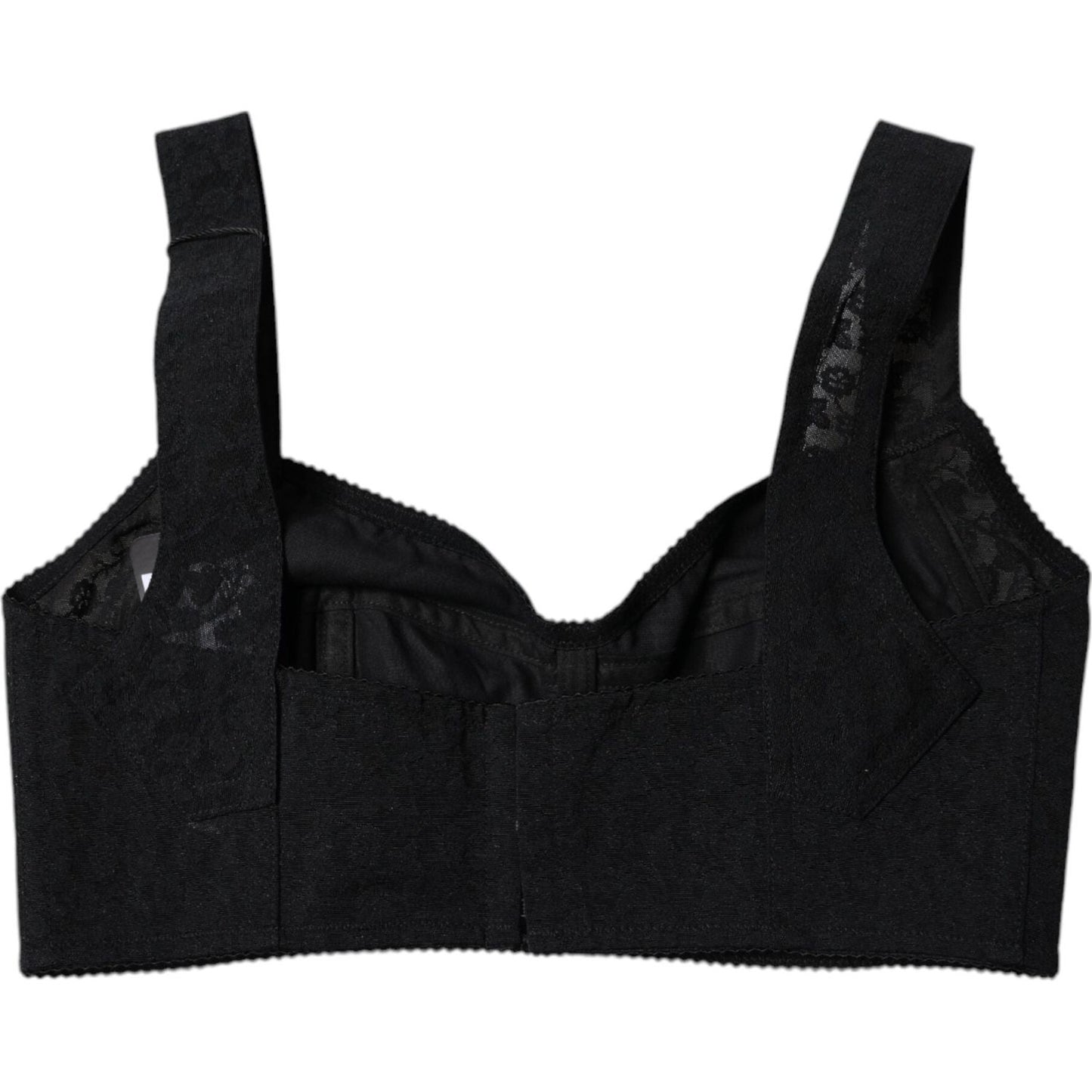 Dolce & Gabbana Black Nylon Balconcino Brassiere Underwear BIK1985-40