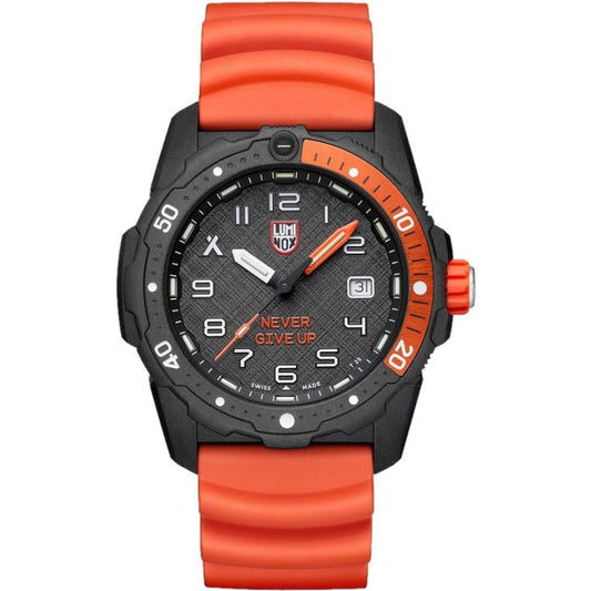 Luminox Orange Rubber Sport Watch
