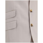 Brunello Cucinelli Silk Suit BR-MB412LDWHC1030-IT54 | XXL