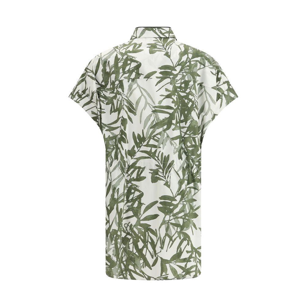 Brunello Cucinelli Leaf print Long Shirt BR-ML900NL646C001-XXL