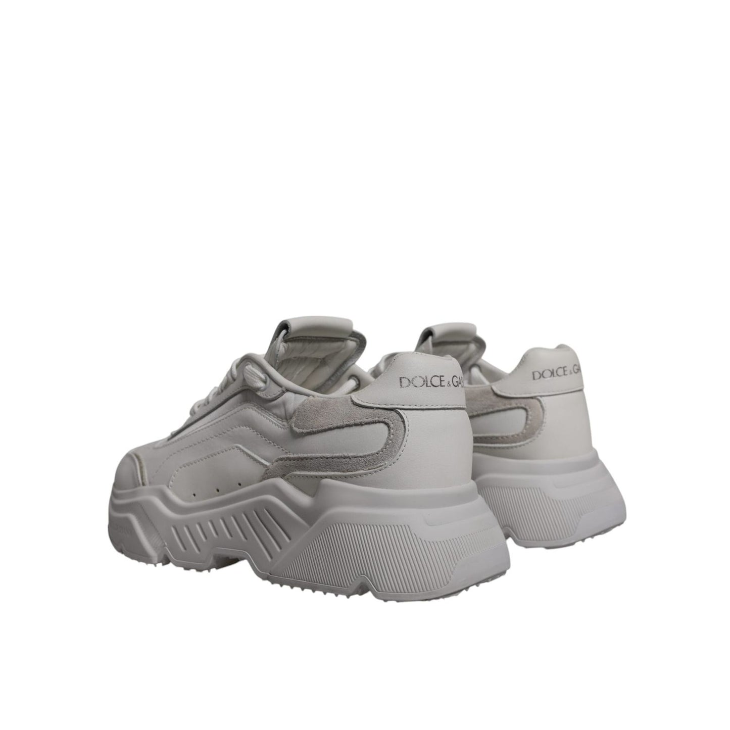 Dolce & Gabbana White Daymaster Low Top Sneakers Shoes MV7157#1-40.5