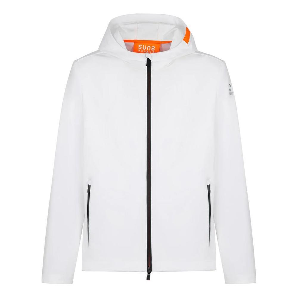Suns White Polyester Jacket SU-15016-M