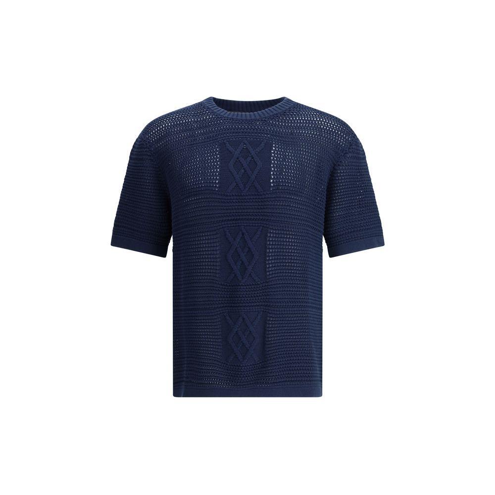 Daily Paper Crochet T-shirt DA-2511133MARTIMEBLU-S