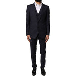 Dolce & Gabbana Black Fantasy MARTINI 3 Piece Formal Suit KOS2277-44