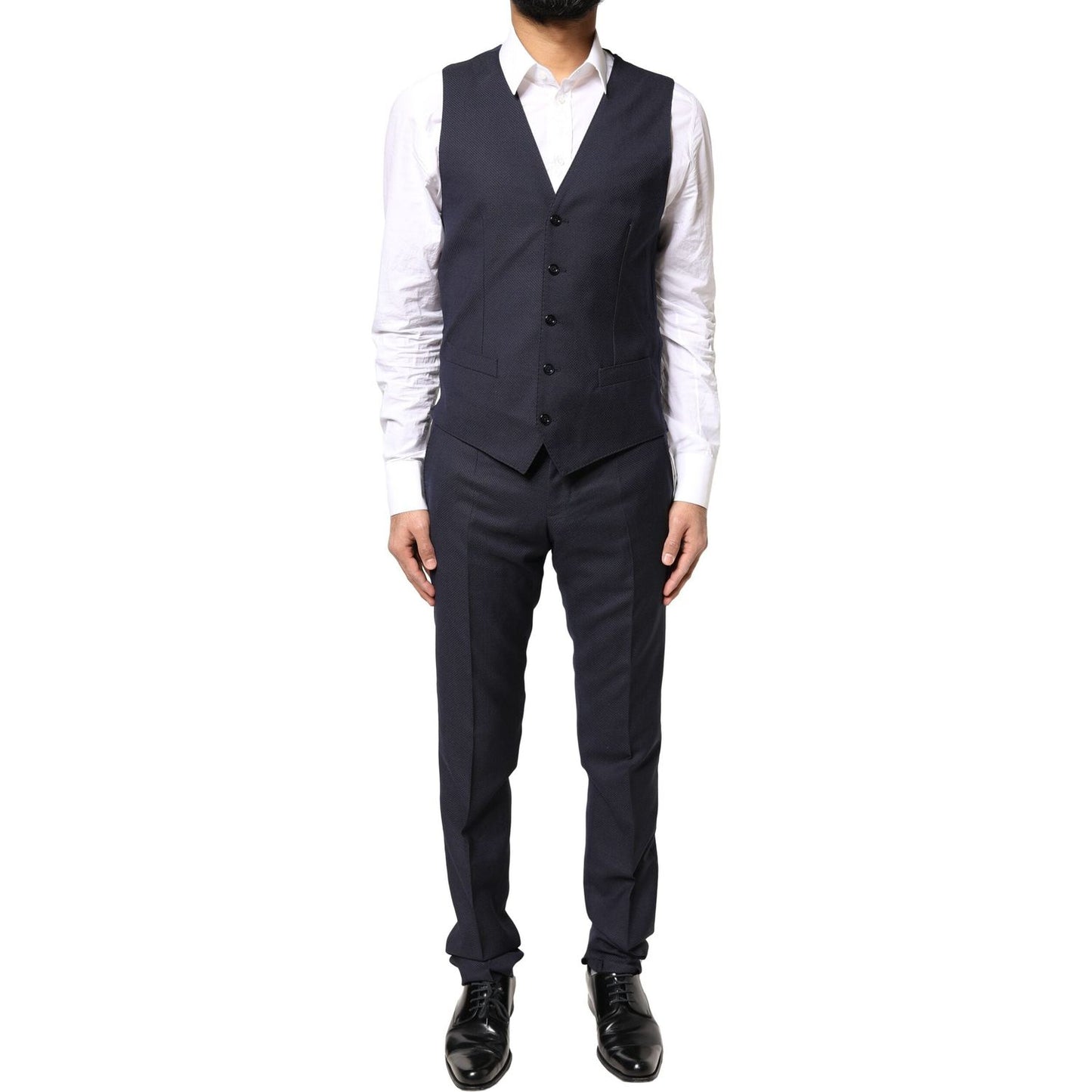 Dolce & Gabbana Black Fantasy MARTINI 3 Piece Formal Suit KOS2277-44