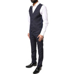 Dolce & Gabbana Black Fantasy MARTINI 3 Piece Formal Suit KOS2277-44