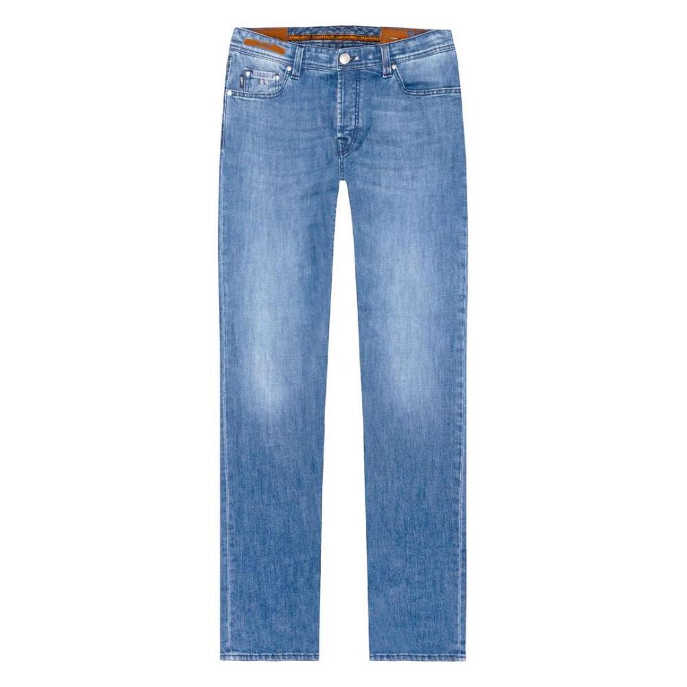 Tramarossa Blue Cotton Jeans & Pant TR-15034-W32